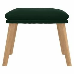 VidaXL Repose-pied Vert foncé 45x29,5x39 cm Velours 8 VidaXL Repose-pied Vert foncé 45x29,5x39 cm Velours -Poufs Soldes image 3 341437