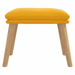 VidaXL Repose-pied Jaune moutarde 45x29,5x39 cm Velours 8 VidaXL Repose-pied Jaune moutarde 45x29,5x39 cm Velours -Poufs Soldes image 3 341442