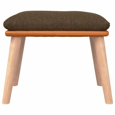 VidaXL Repose-pied Marron 45x29,5x39 cm Tissu et similicuir 3 VidaXL Repose-pied Marron 45x29,5x39 cm Tissu et similicuir – Image 3