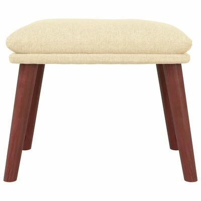 VidaXL Repose-pied Crème 45x29,5x39 cm Tissu 3 VidaXL Repose-pied Crème 45x29,5x39 cm Tissu – Image 3