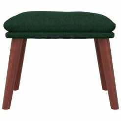 VidaXL Repose-pied Vert foncé 45x29,5x39 cm Tissu -Poufs Soldes image 3 341462