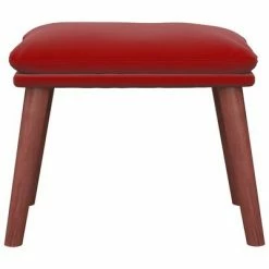 VidaXL Repose-pied Rouge bordeaux 45x29,5x39 cm Velours -Poufs Soldes image 3 341473