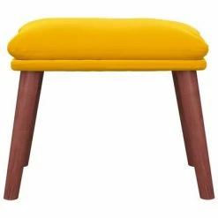VidaXL Repose-pied Jaune moutarde 45x29,5x39 cm Velours 8 VidaXL Repose-pied Jaune moutarde 45x29,5x39 cm Velours -Poufs Soldes image 3 341475