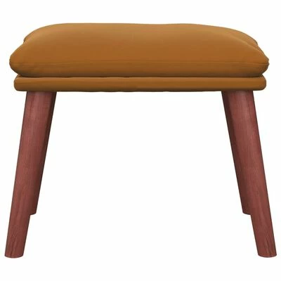 VidaXL Repose-pied Marron 45x29,5x39 cm Velours 3 VidaXL Repose-pied Marron 45x29,5x39 cm Velours – Image 3