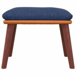 VidaXL Repose-pied Bleu 45x29,5x39 cm Tissu et similicuir 8 VidaXL Repose-pied Bleu 45x29,5x39 cm Tissu et similicuir -Poufs Soldes image 3 341483