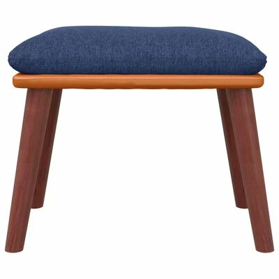 VidaXL Repose-pied Bleu 45x29,5x39 cm Tissu et similicuir 3 VidaXL Repose-pied Bleu 45x29,5x39 cm Tissu et similicuir – Image 3