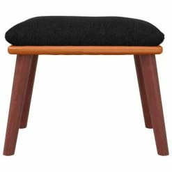 VidaXL Repose-pied Noir 45x29,5x39 cm Tissu et similicuir 8 VidaXL Repose-pied Noir 45x29,5x39 cm Tissu et similicuir -Poufs Soldes image 3 341485