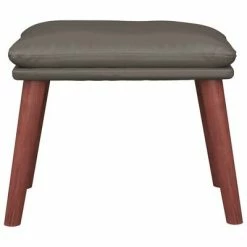 VidaXL Repose-pied Gris 45x29,5x39 cm Similicuir -Poufs Soldes image 3 341492