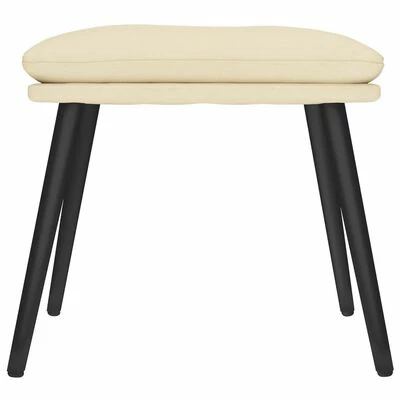 VidaXL Repose-pied Crème 45x29,5x39 cm Tissu 3 VidaXL Repose-pied Crème 45x29,5x39 cm Tissu – Image 3