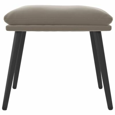 VidaXL Repose-pied Gris clair 45x29,5x39 cm Velours 3 VidaXL Repose-pied Gris clair 45x29,5x39 cm Velours – Image 3