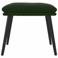 VidaXL Repose-pied Vert foncé 45x29,5x39 cm Velours -Poufs Soldes image 3 341506
