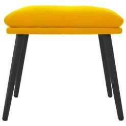 VidaXL Repose-pied Jaune moutarde 45x29,5x39 cm Velours 8 VidaXL Repose-pied Jaune moutarde 45x29,5x39 cm Velours -Poufs Soldes image 3 341511