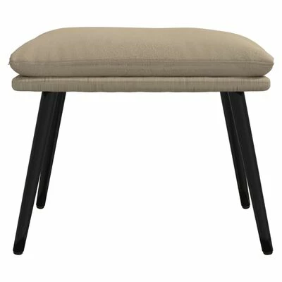 VidaXL Repose-pied Gris clair 45x30x39 cm Tissu microfibre 3 VidaXL Repose-pied Gris clair 45x30x39 cm Tissu microfibre – Image 3