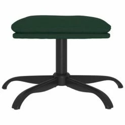 VidaXL Repose-pied Vert foncé 60x60x39 cm Tissu 8 VidaXL Repose-pied Vert foncé 60x60x39 cm Tissu -Poufs Soldes image 3 341572