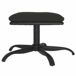 VidaXL Repose-pied Noir 60x60x39 cm Tissu et similicuir 8 VidaXL Repose-pied Noir 60x60x39 cm Tissu et similicuir -Poufs Soldes image 3 341602