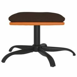 VidaXL Repose-pied Marron 60x60x39 cm Tissu et similicuir 8 VidaXL Repose-pied Marron 60x60x39 cm Tissu et similicuir -Poufs Soldes image 3 341610