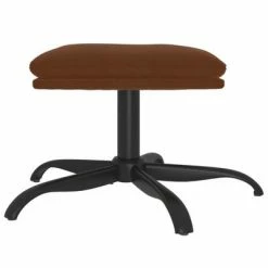 VidaXL Repose-pied Marron 60x60x39 cm Tissu microfibre 8 VidaXL Repose-pied Marron 60x60x39 cm Tissu microfibre -Poufs Soldes image 3 341620