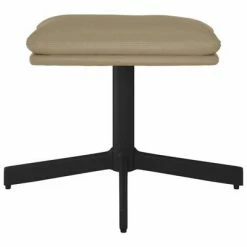 VidaXL Repose-pied Cappuccino 60x60x39 cm Similicuir 8 VidaXL Repose-pied Cappuccino 60x60x39 cm Similicuir -Poufs Soldes image 3 341643