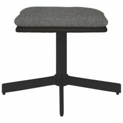 VidaXL Repose-pied Gris clair 60x60x39 cm Tissu et similicuir 8 VidaXL Repose-pied Gris clair 60x60x39 cm Tissu et similicuir -Poufs Soldes image 3 341644