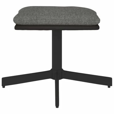 VidaXL Repose-pied Gris clair 60x60x39 cm Tissu et similicuir 3 VidaXL Repose-pied Gris clair 60x60x39 cm Tissu et similicuir – Image 3