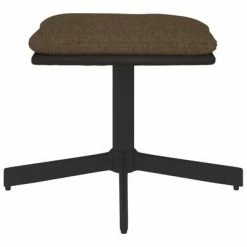 VidaXL Repose-pied Marron 60x60x39 cm Tissu et similicuir 8 VidaXL Repose-pied Marron 60x60x39 cm Tissu et similicuir -Poufs Soldes image 3 341647