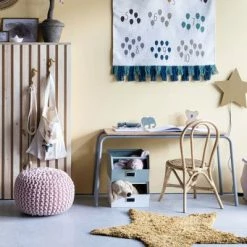 KidsDepot Pouf Bundy 40x32 cm Coton Rose 8 KidsDepot Pouf Bundy 40x32 cm Coton Rose -Poufs Soldes image 3 443148