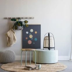 KidsDepot Pouf Bundy 40x32 cm Coton Gris 7 KidsDepot Pouf Bundy 40x32 cm Coton Gris -Poufs Soldes image 3 443149