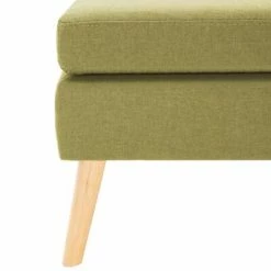 VidaXL Repose-pied Vert Tissu 8 VidaXL Repose-pied Vert Tissu -Poufs Soldes image 4 288738