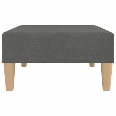 VidaXL Repose-pied Gris clair 78x56x32 cm Tissu 4 VidaXL Repose-pied Gris clair 78x56x32 cm Tissu – Image 4