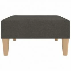 VidaXL Repose-pied Gris foncé 78x56x32 cm Tissu -Poufs Soldes image 4 337675