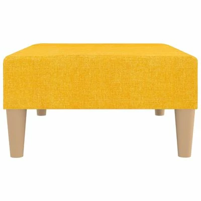 VidaXL Repose-pied Jaune 78x56x32 cm Tissu 4 VidaXL Repose-pied Jaune 78x56x32 cm Tissu – Image 4
