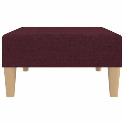 VidaXL Repose-pied Violet 78x56x32 cm Tissu 4 VidaXL Repose-pied Violet 78x56x32 cm Tissu – Image 4