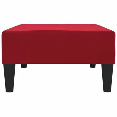 VidaXL Repose-pied Rouge bordeaux 78x56x32 cm Velours 4 VidaXL Repose-pied Rouge bordeaux 78x56x32 cm Velours – Image 4