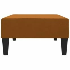 VidaXL Repose-pied Marron 78x56x32 cm Velours -Poufs Soldes image 4 337695