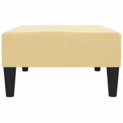 VidaXL Repose-pied Crème 78x56x32 cm Velours 9 VidaXL Repose-pied Crème 78x56x32 cm Velours -Poufs Soldes image 4 337696