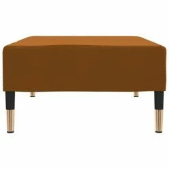 VidaXL Repose-pied Marron 78x56x32 cm Velours 9 VidaXL Repose-pied Marron 78x56x32 cm Velours -Poufs Soldes image 4 337706
