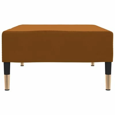 VidaXL Repose-pied Marron 78x56x32 cm Velours 4 VidaXL Repose-pied Marron 78x56x32 cm Velours – Image 4