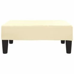 VidaXL Repose-pied Crème 78x56x32 cm Similicuir 9 VidaXL Repose-pied Crème 78x56x32 cm Similicuir -Poufs Soldes image 4 337709