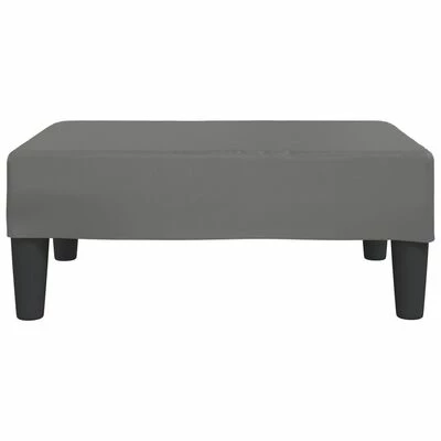 VidaXL Repose-pied Gris 78x56x32 cm Similicuir 4 VidaXL Repose-pied Gris 78x56x32 cm Similicuir – Image 4