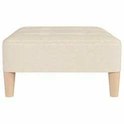 VidaXL Repose-pied Crème 78x56x32 cm Tissu -Poufs Soldes image 4 337718