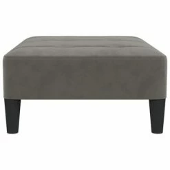 VidaXL Repose-pied Gris foncé 78x56x32 cm Velours 9 VidaXL Repose-pied Gris foncé 78x56x32 cm Velours -Poufs Soldes image 4 337729