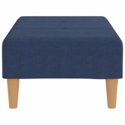 VidaXL Repose-pied Bleu 78x56x32 cm Tissu -Poufs Soldes image 4 337751