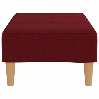 VidaXL Repose-pied Rouge bordeaux 78x56x32 cm Tissu 4 VidaXL Repose-pied Rouge bordeaux 78x56x32 cm Tissu – Image 4