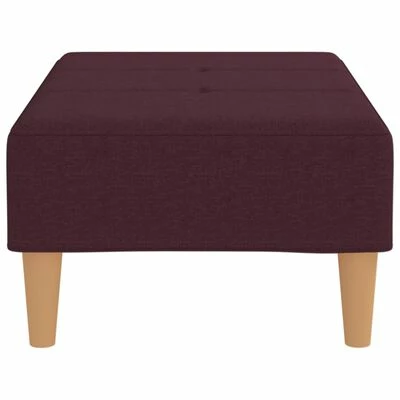VidaXL Repose-pied Violet 78x56x32 cm Tissu 4 VidaXL Repose-pied Violet 78x56x32 cm Tissu – Image 4