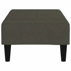 VidaXL Repose-pied Gris foncé 78x56x32 cm Velours -Poufs Soldes image 4 337759
