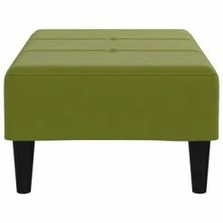 VidaXL Repose-pied Vert clair 78x56x32 cm Velours -Poufs Soldes image 4 337761