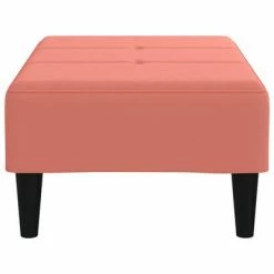 VidaXL Repose-pied Rose 78x56x32 cm Velours -Poufs Soldes image 4 337762