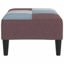 VidaXL Repose-pied Patchwork 78x56x32 cm Tissu -Poufs Soldes image 4 337775