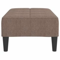 VidaXL Repose-pied Taupe 78x56x32 cm Tissu -Poufs Soldes image 4 337786