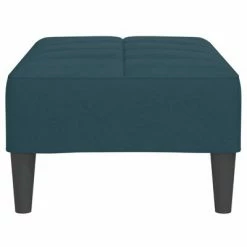 VidaXL Repose-pied Bleu 78x56x32 cm Velours -Poufs Soldes image 4 337788